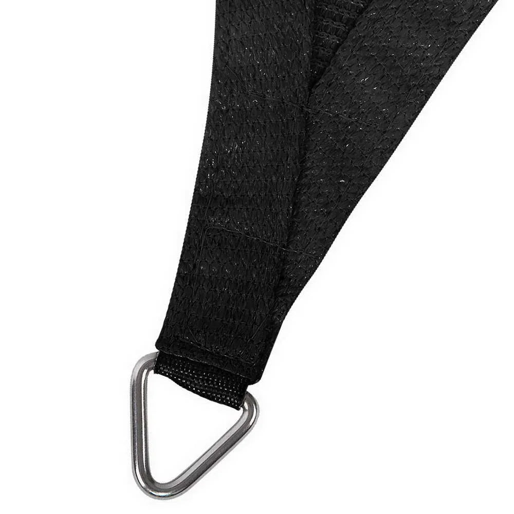 Instahut Shade Sail 3x6m Rectangle 280GSM 98% Black Shade Cloth - Mekamart Australia