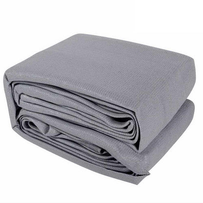 Instahut Shade Sail 5x5x5m Triangle 280GSM 98% Grey Shade Cloth - Mekamart Australia