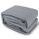 Instahut Shade Sail 5x6m Rectangle 280GSM 98% Grey Shade Cloth - Mekamart Australia
