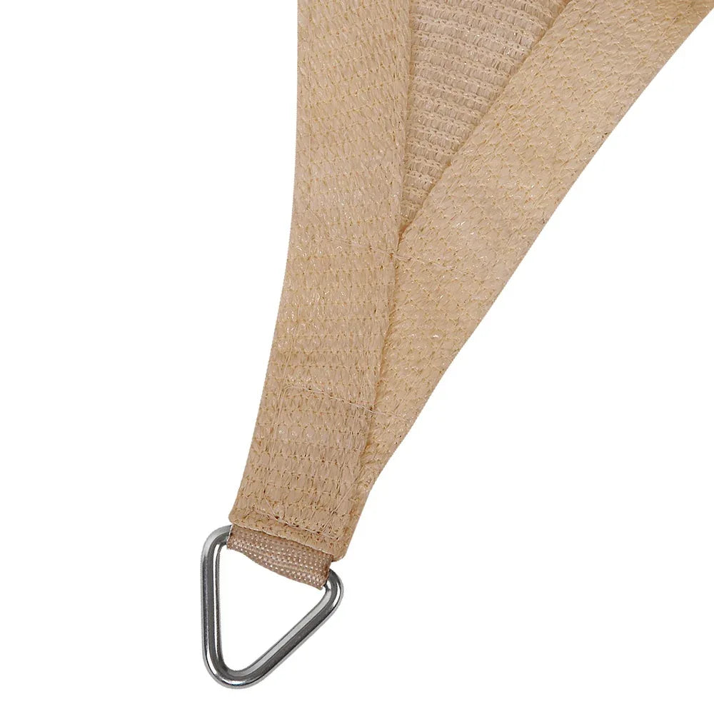Instahut Shade Sail 5x7m Rectangle 280GSM 98% Sand Shade Cloth - Mekamart Australia