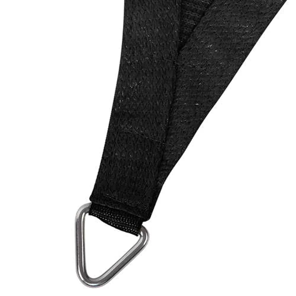 Instahut Shade Sail 6x7m Rectangle 280GSM 98% Black Shade Cloth - Mekamart Australia