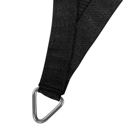 Instahut Shade Sail 6x7m Rectangle 280GSM 98% Black Shade Cloth - Mekamart Australia