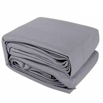 Instahut Shade Sail 6x8m Rectangle 280GSM 98% Grey Shade Cloth - Mekamart Australia