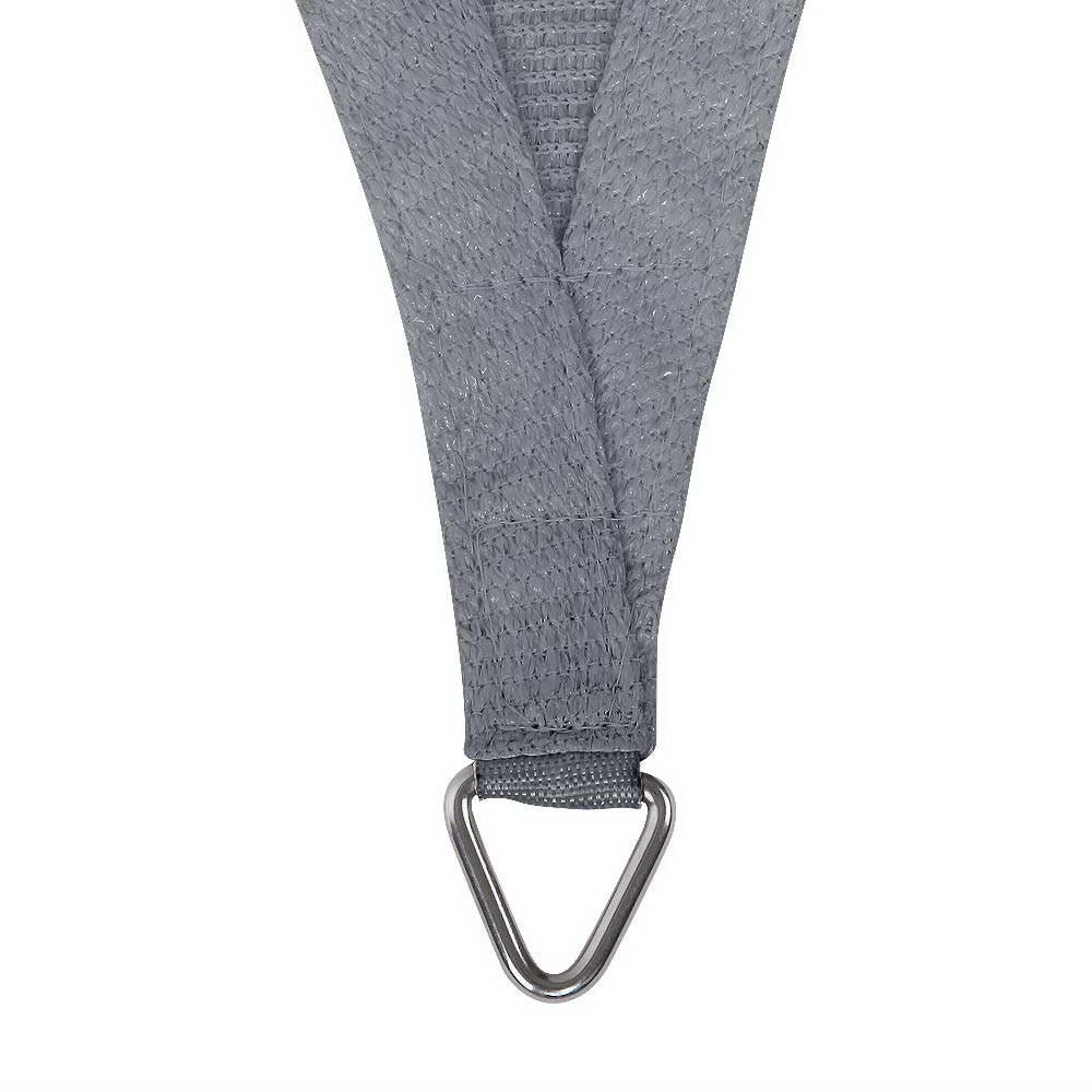 Instahut Shade Sail 6x8m Rectangle 280GSM 98% Grey Shade Cloth - Mekamart Australia