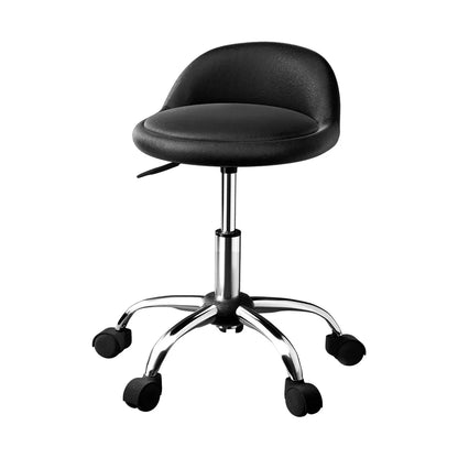 Artiss Salon Stool Swivel Chair Backrest Chairs - Mekamart Australia