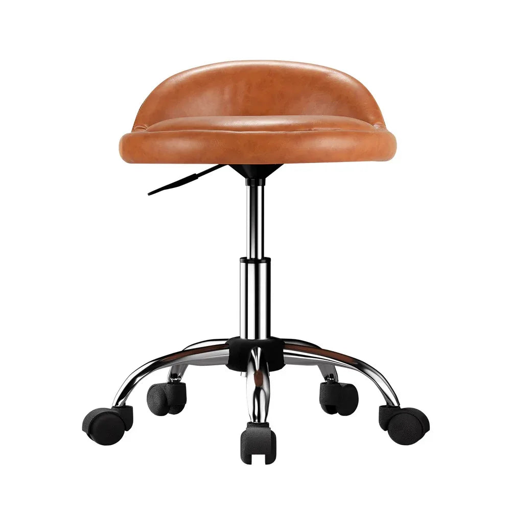 Artiss Salon Stool Swivel Chair Backrest Chairs - Mekamart Australia