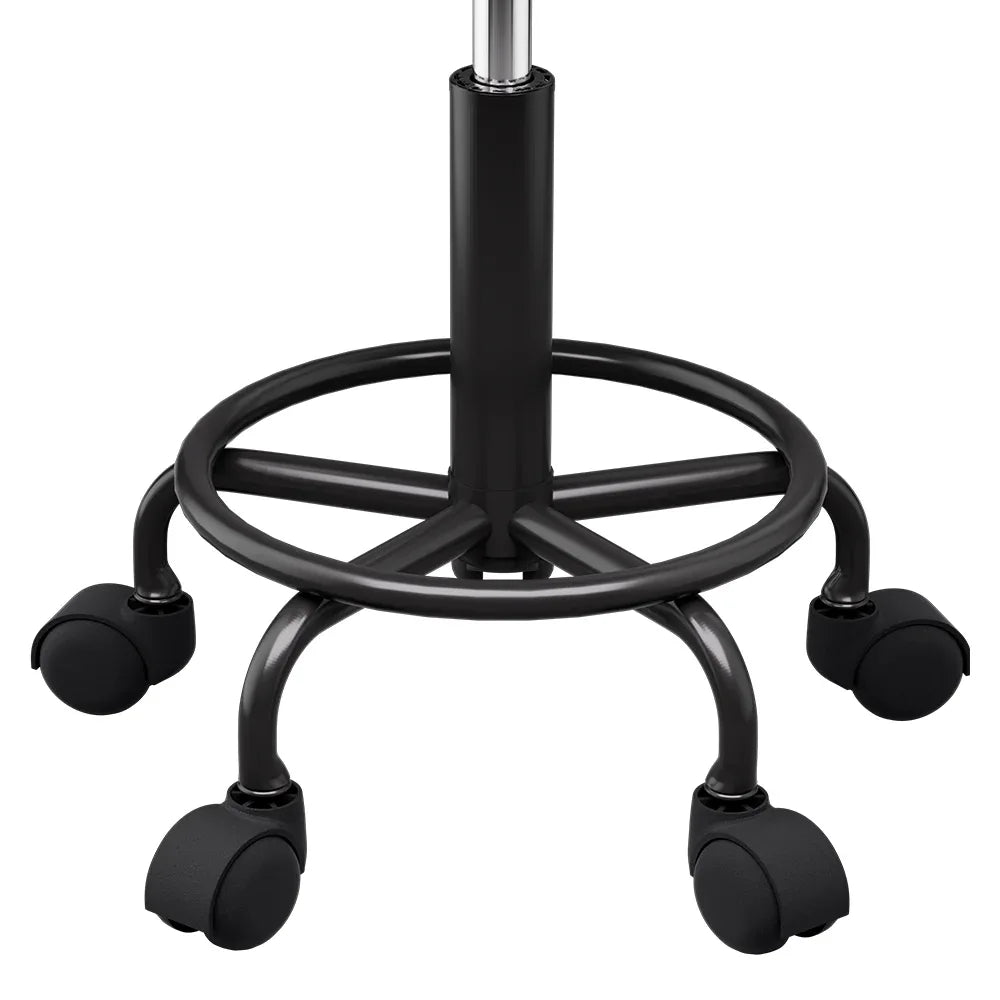 Artiss Salon Stool Round Swivel Chairs Black - Mekamart Australia