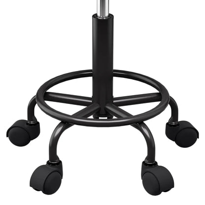 Artiss Salon Stool Round Swivel Chairs Black - Mekamart Australia