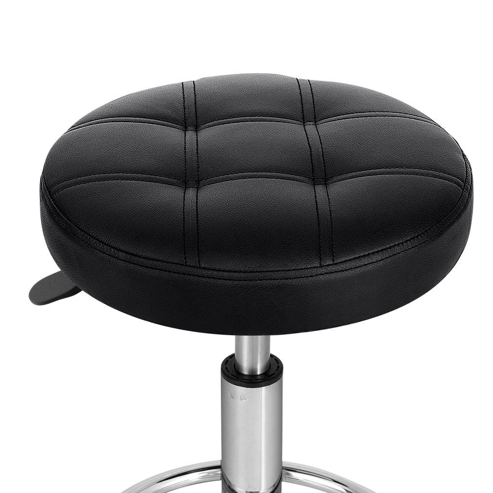 Artiss Salon Stool Round Swivel Chairs - Mekamart Australia