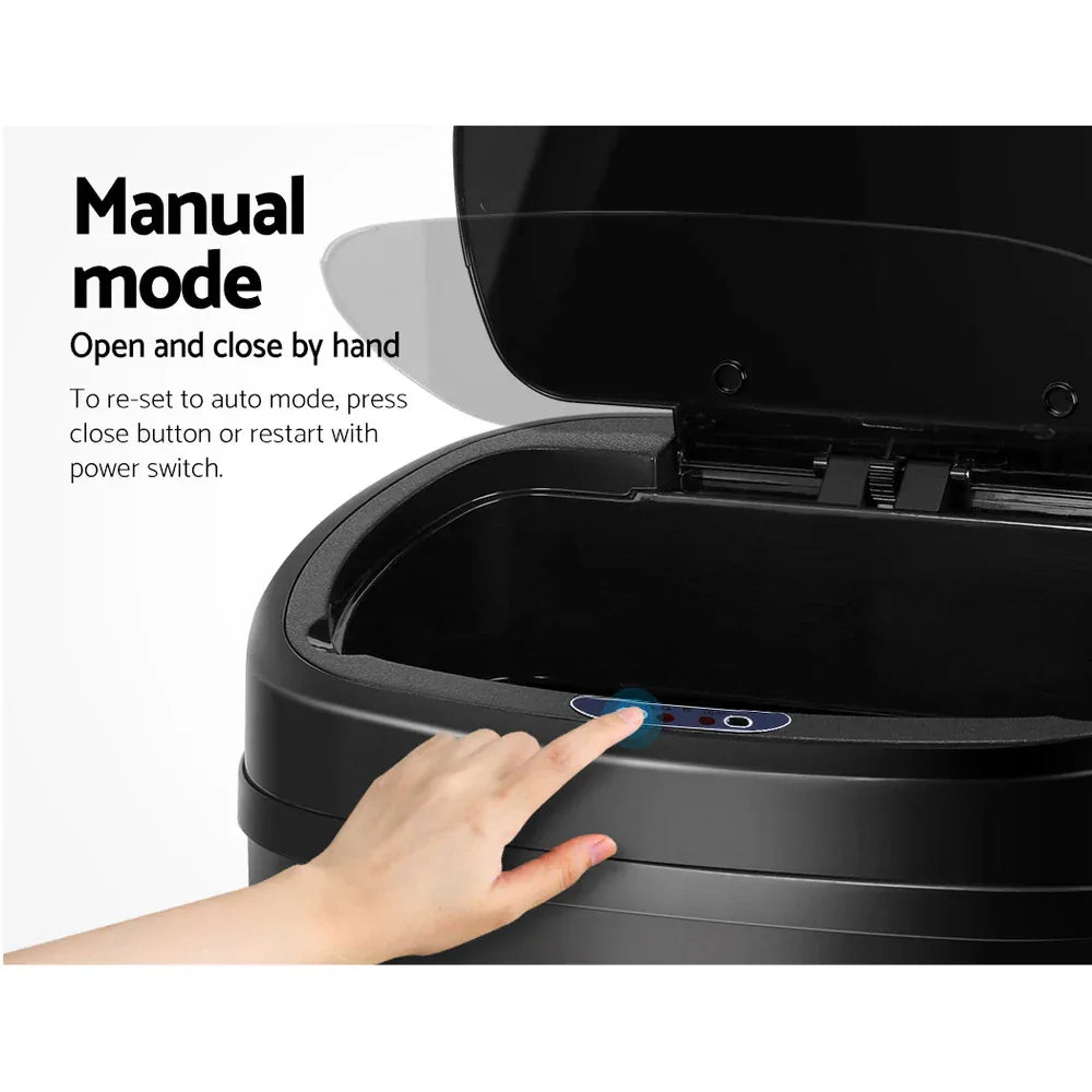 Devanti Motion Sensor Bin 58L Automatic Lid Clean & Convenient - Mekamart Australia
