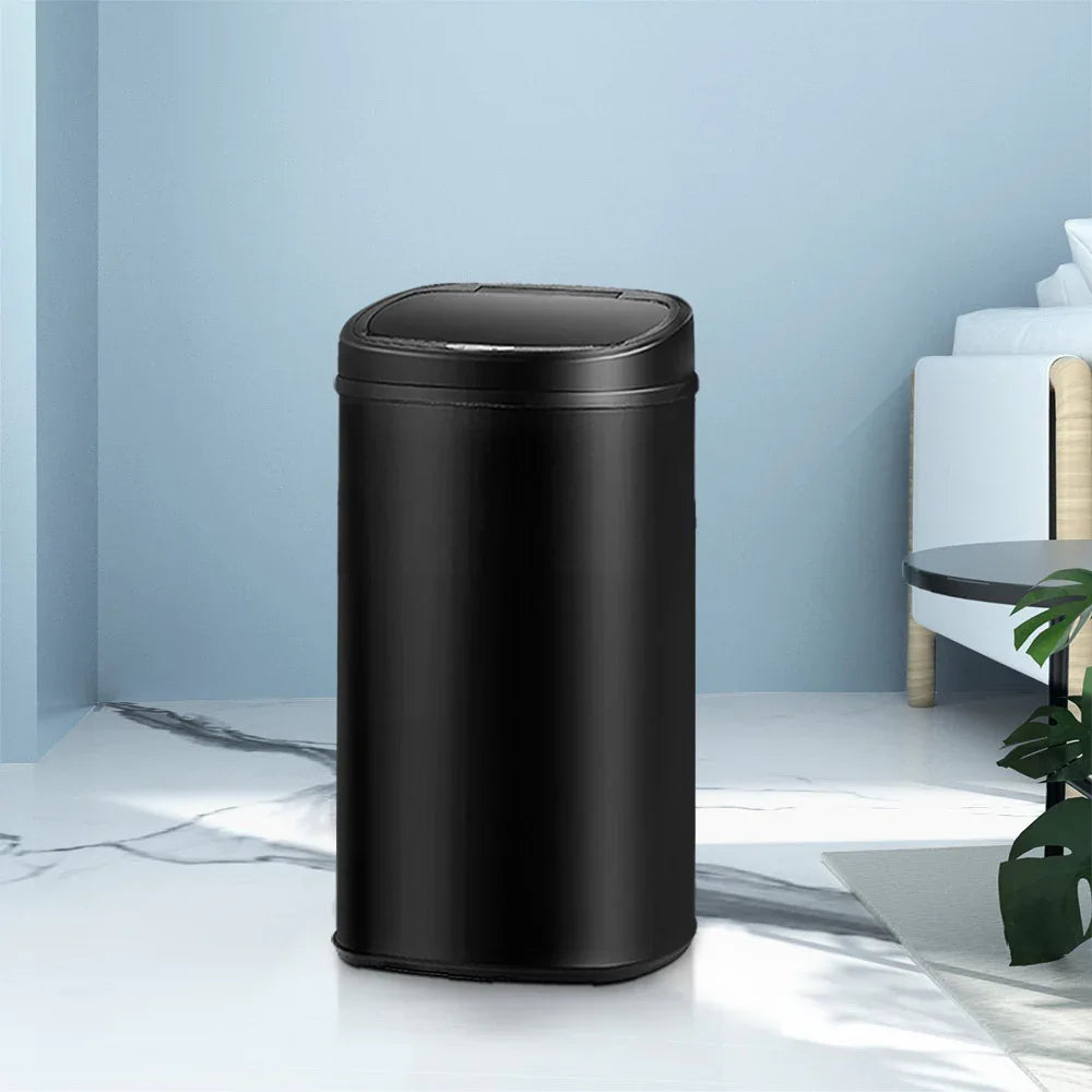 Devanti Motion Sensor Bin 58L Automatic Lid Clean & Convenient - Mekamart Australia