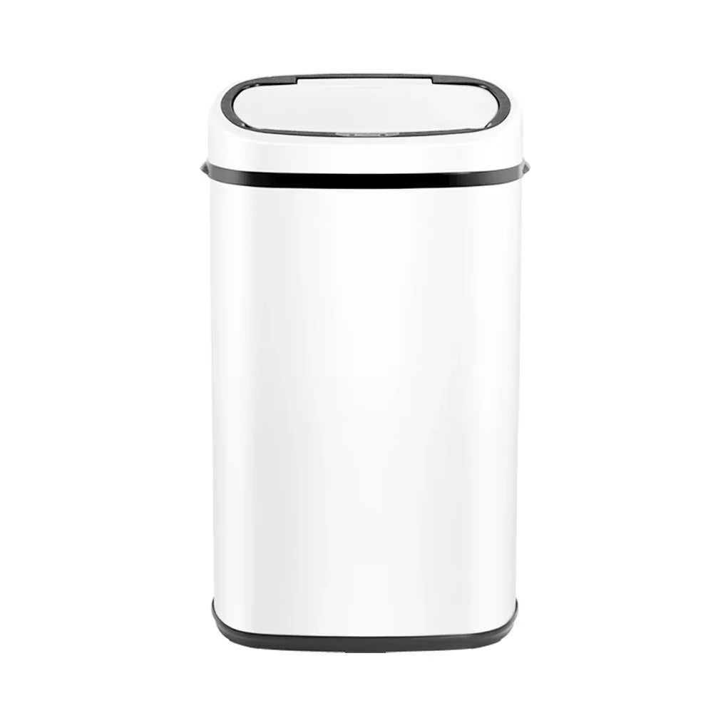 Devanti 58L Motion Sensor Bin Rubbish Automatic White - Mekamart Australia
