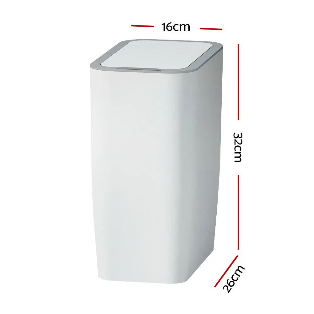 Devanti 9L Motion Sensor Bin Rubbish Automatic White - Mekamart Australia
