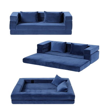 Artiss Convertible Folding Sofa Bed Pull Out Mattress Foldable Lounge Couch Chair - Mekamart Australia