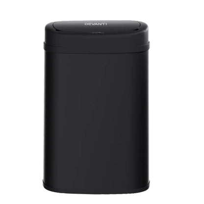 Devanti 50L Sensor Bin Motion Rubbish Automatic Black - Mekamart Australia