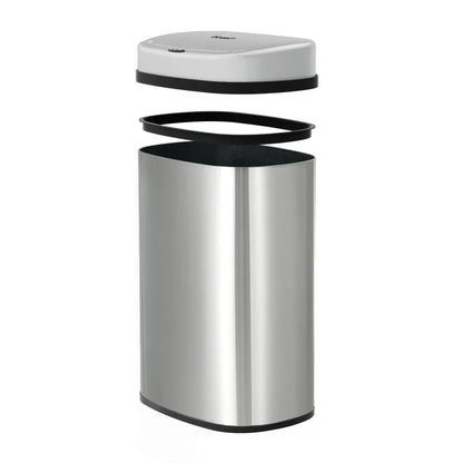 Devanti 50L Sensor Bin Motion Rubbish Automatic Silver - Mekamart Australia