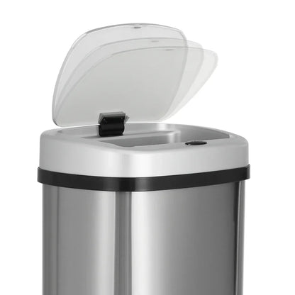 Devanti 50L Sensor Bin Motion Rubbish Automatic Silver - Mekamart Australia
