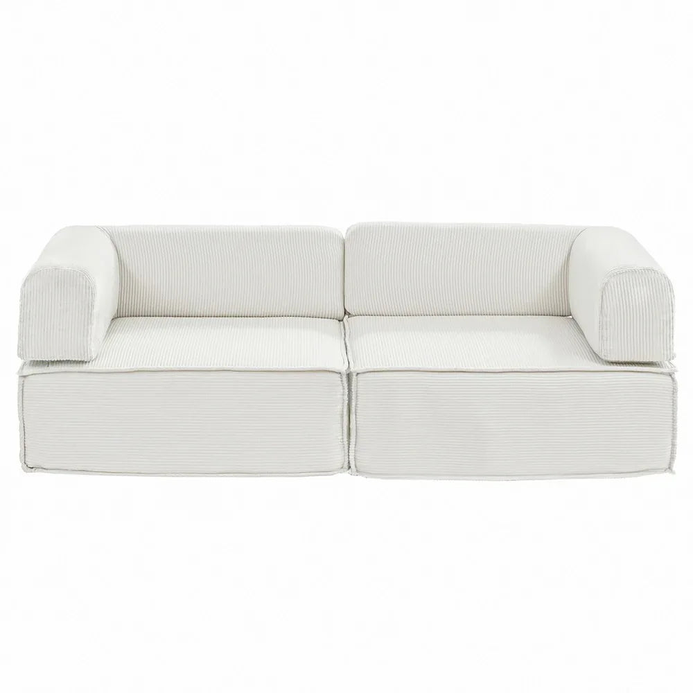 Artiss Convertible Folding Sofa Bed Beign - Mekamart Australia