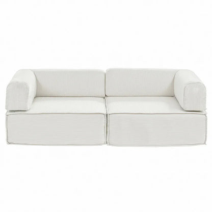Artiss Convertible Folding Sofa Bed Beign - Mekamart Australia