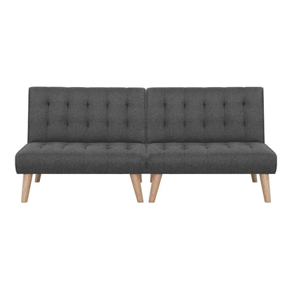 Artiss 2x Sofa Bed Couch Single Seater Fabric Grey - Mekamart Australia