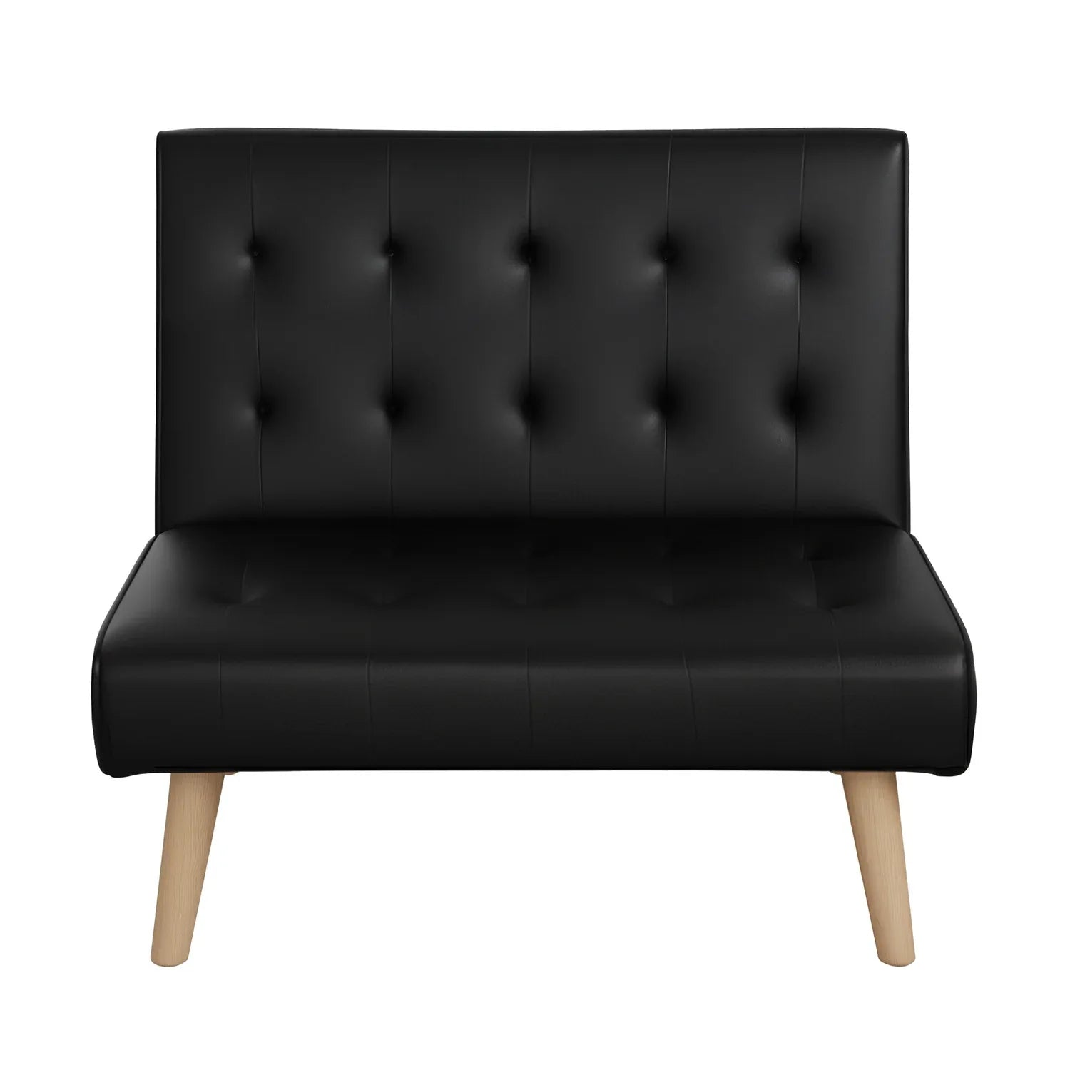 Artiss Sofa Bed Couch 1 Seater Lounge Fabric Black - Mekamart Australia