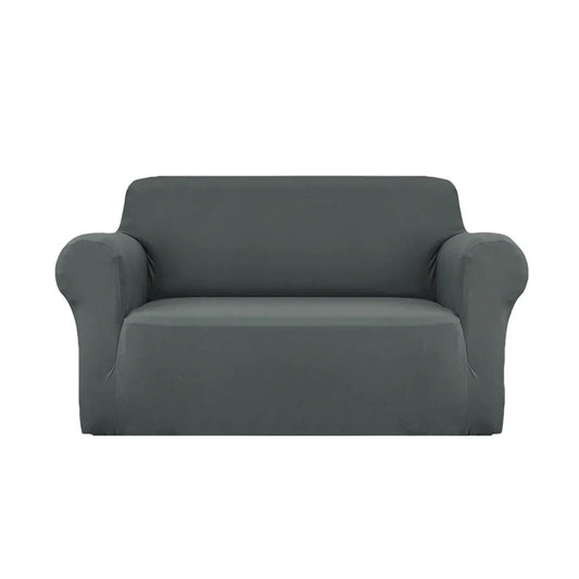 Artiss Sofa Cover Couch Covers 2 Seater Stretch Grey - Mekamart Australia