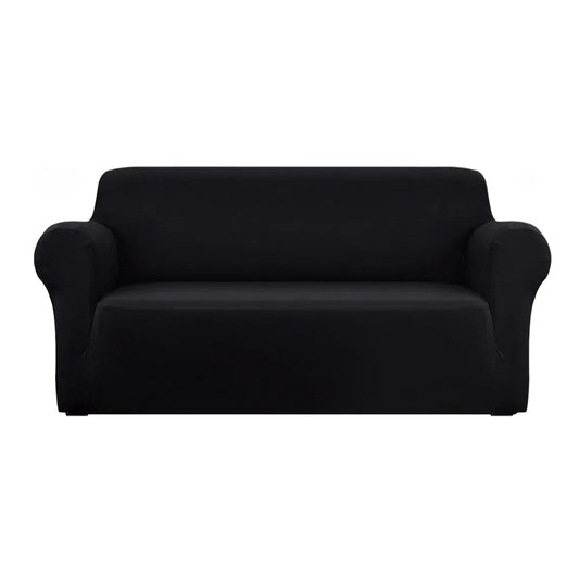 Artiss Sofa Cover Couch Covers 3 Seater Stretch Black - Mekamart Australia