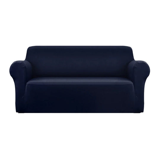 Artiss Sofa Cover Couch Covers 3 Seater Stretch Navy - Mekamart Australia