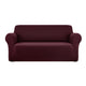 Artiss Sofa Cover Couch Covers 3 Seater Stretch Burgundy - Mekamart Australia