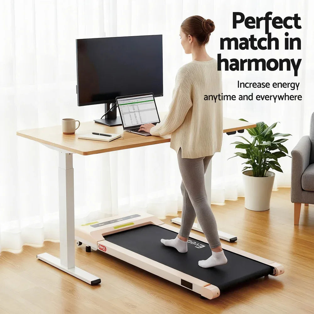 Artiss Electric Treadmill with 140cm Automatic Standing Desk Walking Pad 360mm - Mekamart Australia