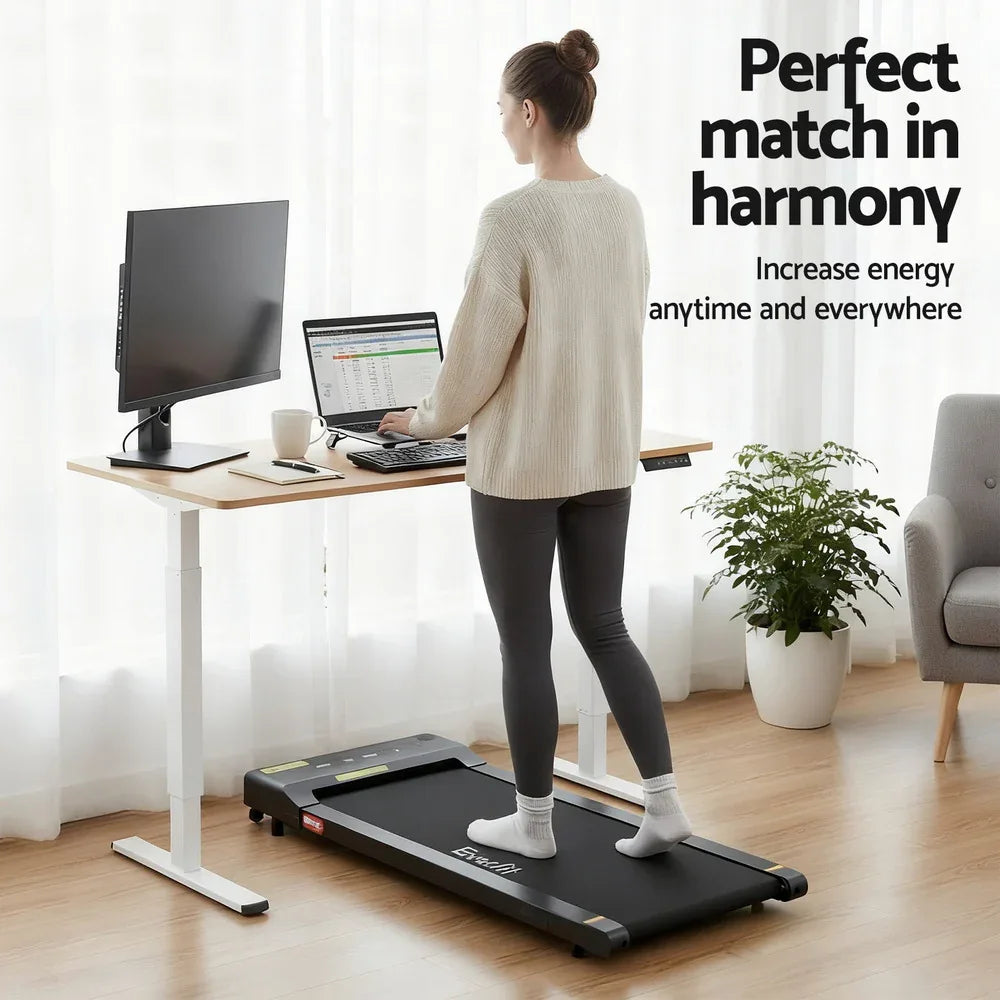 Artiss Electric Treadmill with 140cm Automatic Standing Desk Walking Pad 400mm - Mekamart Australia