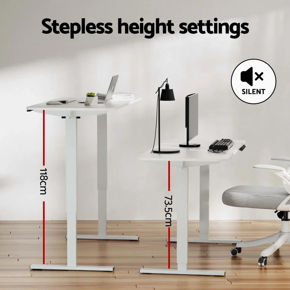 Artiss Electric Treadmill with 140cm Automatic Standing Desk Walking Pad 400mm - Mekamart Australia