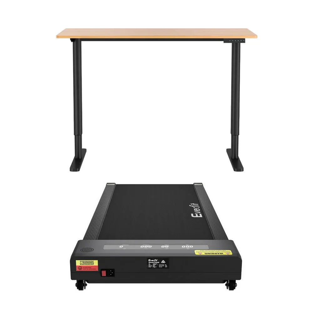 Artiss Electric Treadmill with 120cm Automatic Standing Desk Walking Pad 400mm - Mekamart Australia