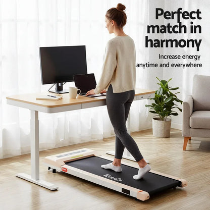 Artiss Electric Treadmill with 120cm Automatic Standing Desk Walking Pad 360mm - Mekamart Australia