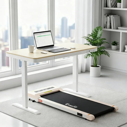 Artiss Electric Treadmill with 120cm Automatic Standing Desk Walking Pad 360mm - Mekamart Australia