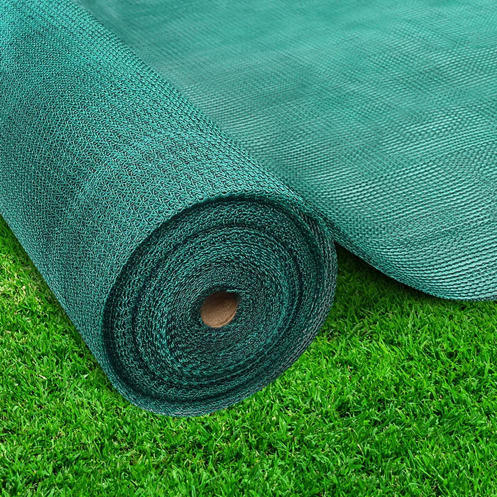 Instahut 30% Shade Cloth 1.83x10m Shadecloth Wide Heavy Duty Green - Mekamart Australia