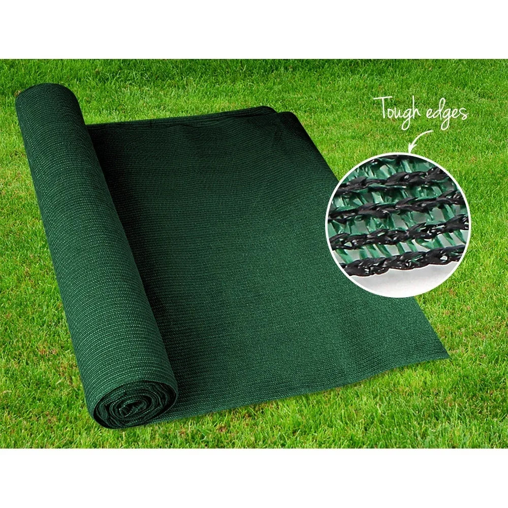 Instahut 90% Shade Cloth 1.83x30m Shadecloth Sail Heavy Duty Green - Mekamart Australia