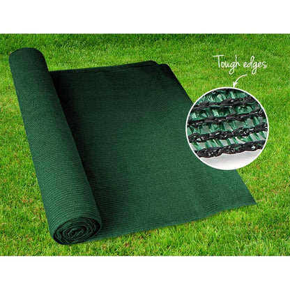 Instahut 90% Shade Cloth 1.83x30m Shadecloth Sail Heavy Duty Green - Mekamart Australia