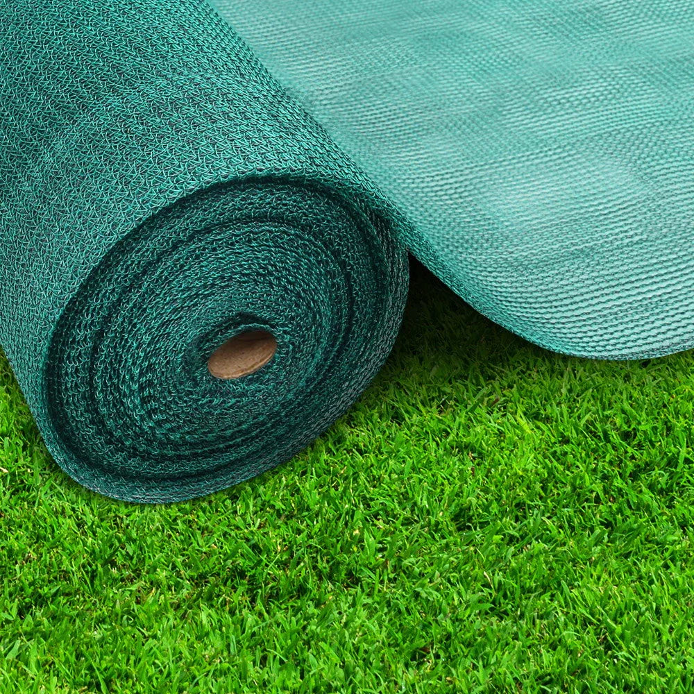 Instahut 30% Shade Cloth 3.66x20m Shadecloth Wide Heavy Duty Green - Mekamart Australia
