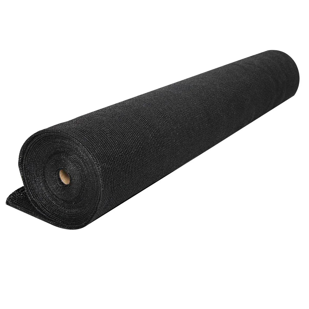 Instahut 70% Shade Cloth 3.66x30m Shade Cloth Sail Heavy Duty Shadecloth Garden Mesh Roll BK - Mekamart Australia