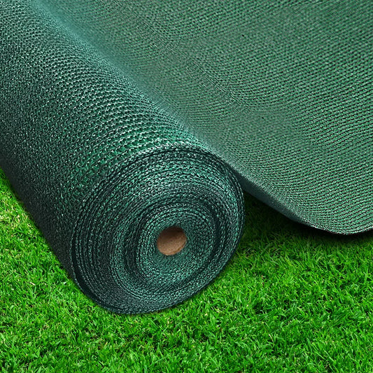 Instahut 50% Shade Cloth 1.83x20m Shadecloth Sail Heavy Duty Green - Mekamart Australia