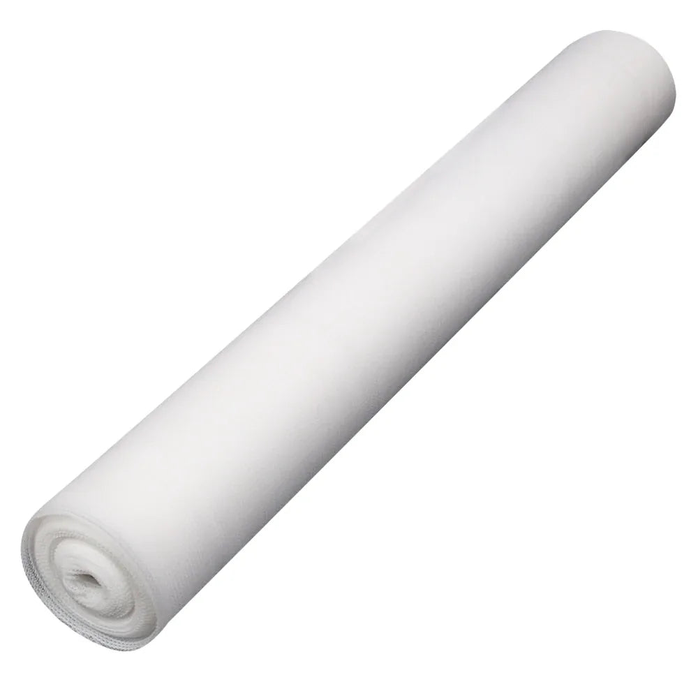Instahut 90% Shade Cloth 3.66x30m Shadecloth Wide Heavy Duty White - Mekamart Australia
