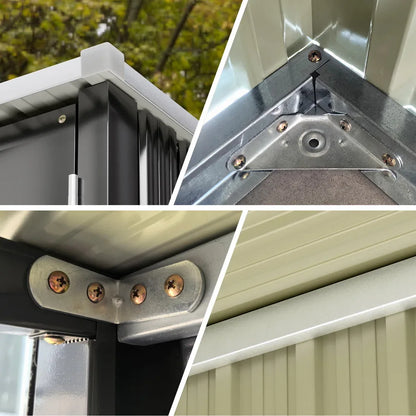 Giantz Garden Shed Sheds Outdoor Storage 2.06x1.96M Tool Workshop House Shelter - Mekamart Australia