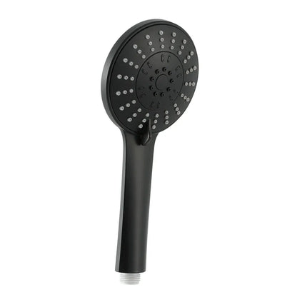 Handheld Shower Head 4.5" High Pressure 5 Modes Poweful Round Black - Mekamart Australia