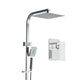 Cefito 10'' Rain Shower Head Set Handheld Square High Pressure Mixer Tap Chrome - Mekamart Australia