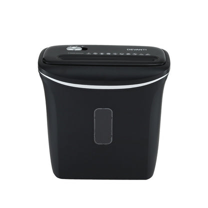 Devanti 12L Cross-Cut Shredder 8-Sheet Paper Home Office Credit Card