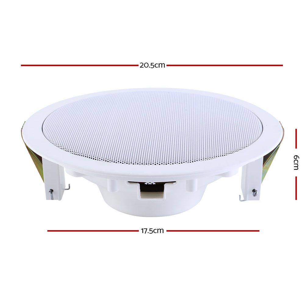 Giantz 6''Ceiling Speakers In Wall Speaker Home Audio Stereos Tweeter 2pcs