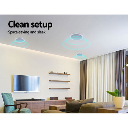 Giantz 6''Ceiling Speakers In Wall Speaker Home Audio Stereos Tweeter 2pcs