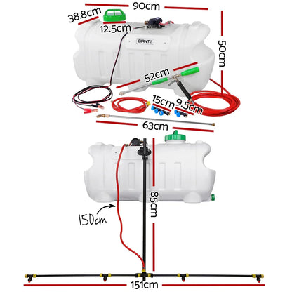 Giantz Weed Sprayer 100L 1.5M Boom Garden Spray - Mekamart Australia