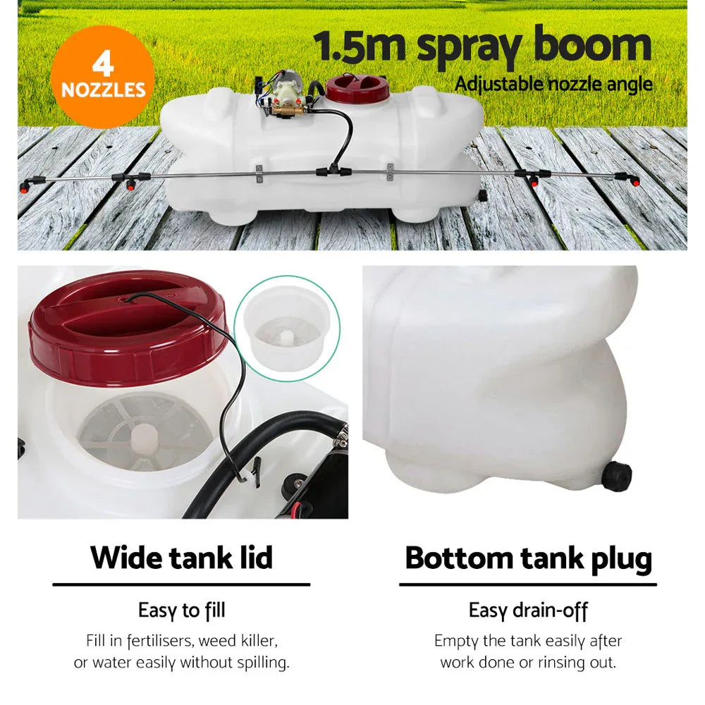 Giantz Weed Sprayer 60L 1.5M Fixed Boom Garden Spray - Mekamart Australia
